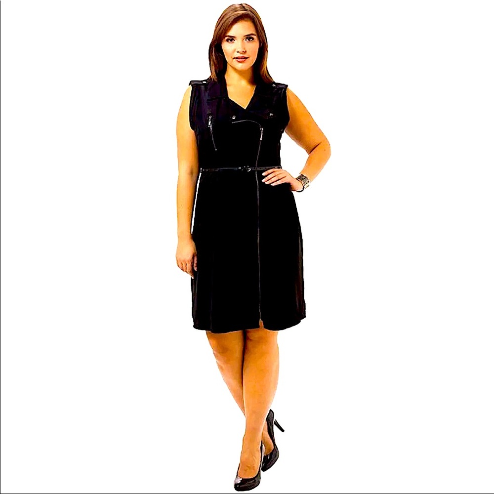 Perfect plus size little black dress City Chic 16